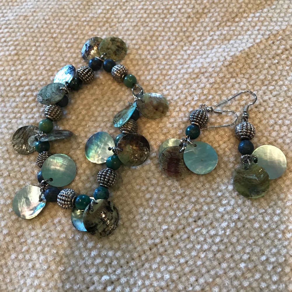 Earring and Bracelet Set
